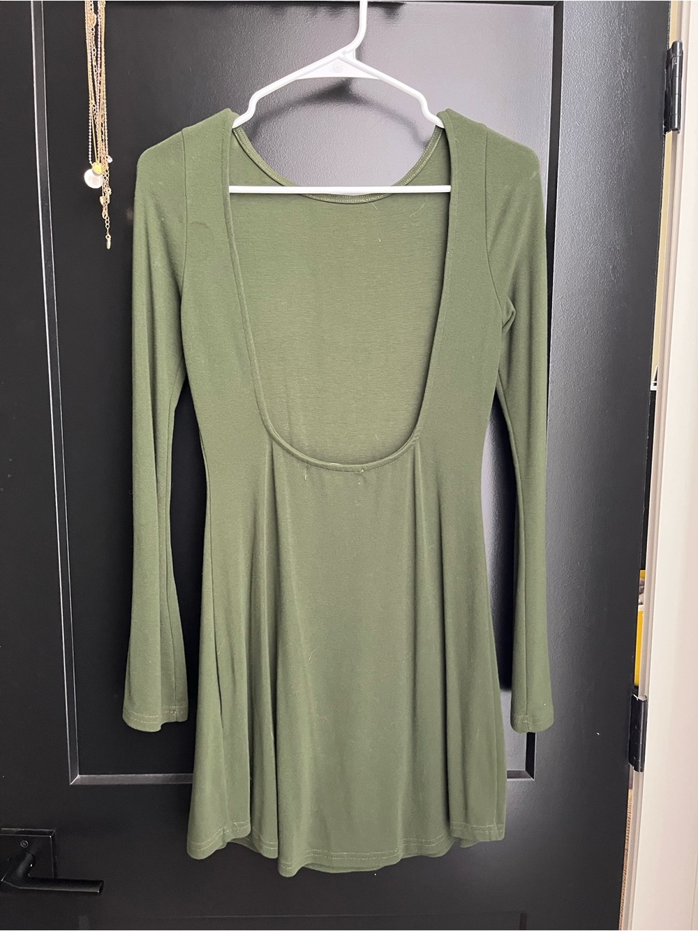 Green Mini Dress - Picture 2 of 3